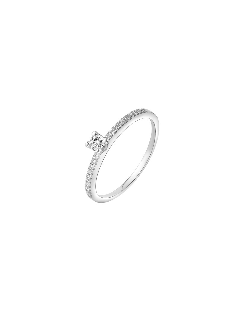 SOLITAIRE ACCOMPAGNE CENT 0,09 CT ACCOMP 0,09 CT OR BL