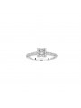 SOLITAIRE ACCOMPAGNE DIAMANTS 0.10+0.14 CT OR GRIS 375 