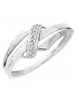 BAGUE DTS 0.003 CT OR BL