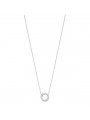 COLLIER ROND OR BL DTS 0,085 CT