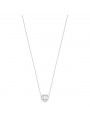 COLLIER FORCAT COEURS OXYDE OR BLANC