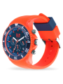Montre Ice Watch Chrono Homme - Boitier Acier Orange - Bracelet Silicone Orange - Réf. 019841
