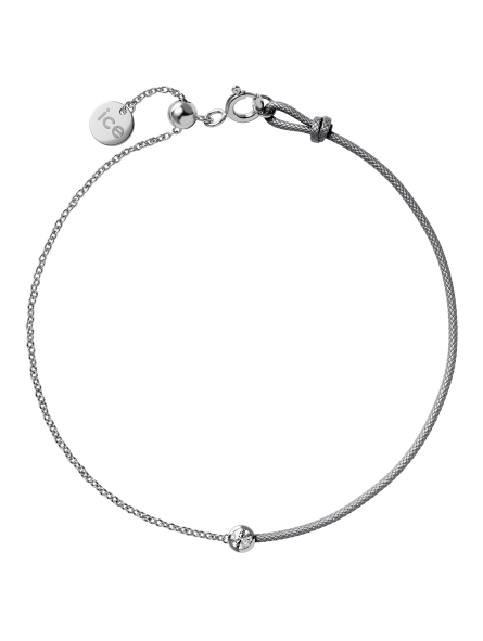 ICE - Jewellery - Diamond bracelet - Chaine et cordon - Grey