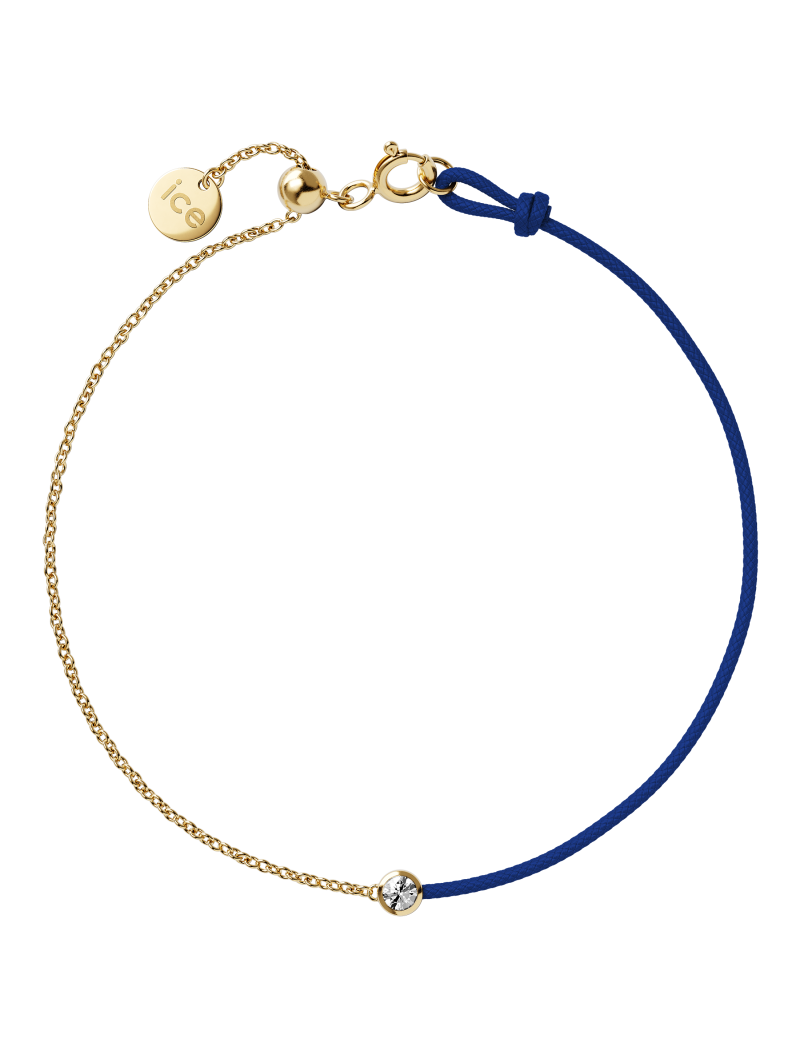 ICE - Jewellery - Diamond bracelet - Chaine et cordon - Dark blue