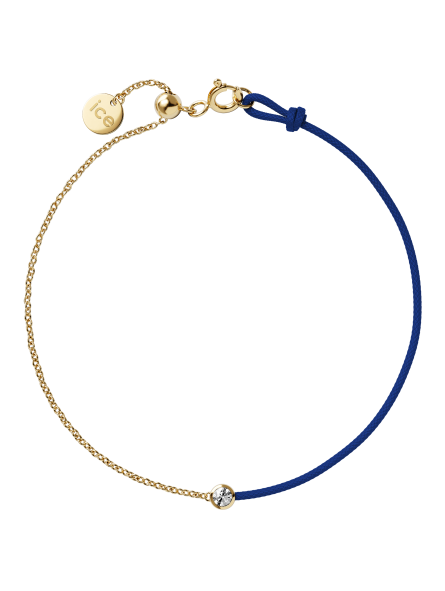 ICE - Jewellery - Diamond bracelet - Chaine et cordon - Dark blue