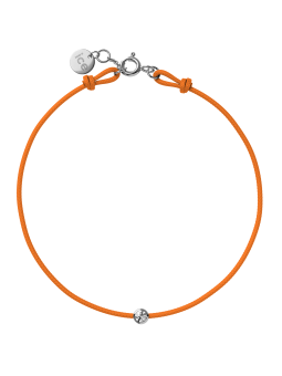 ICE - Jewellery - Diamond bracelet - Cordon - Neon orange