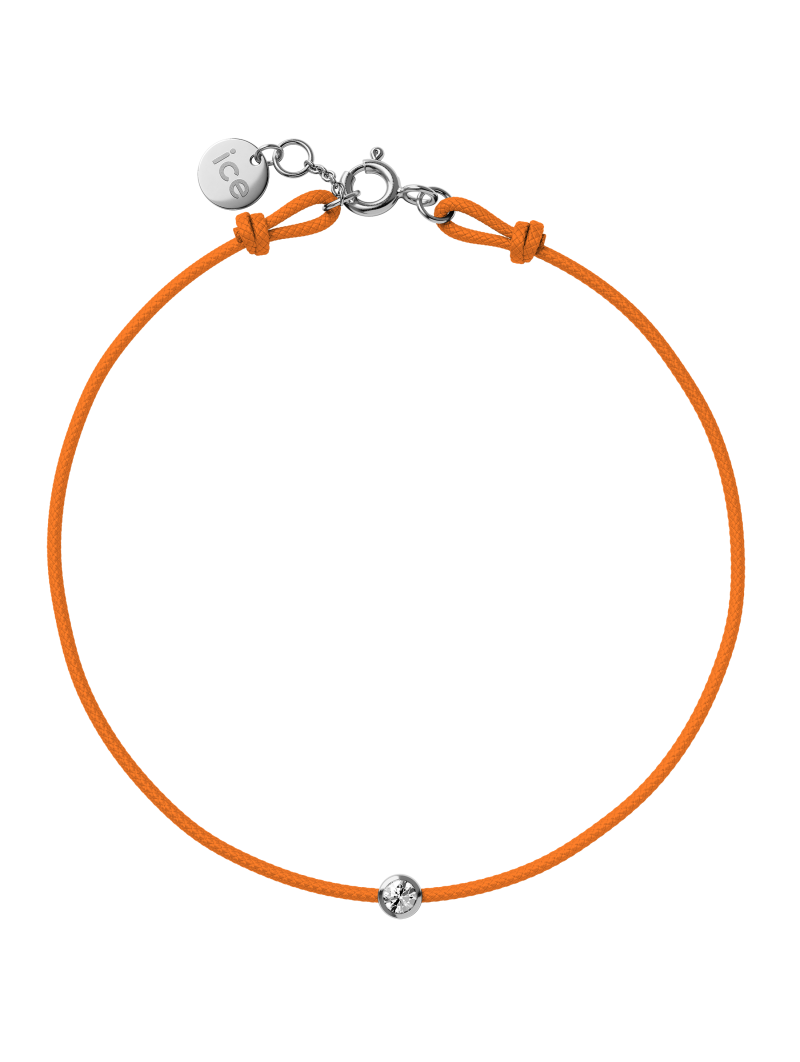 ICE - Jewellery - Diamond bracelet - Cordon - Neon orange